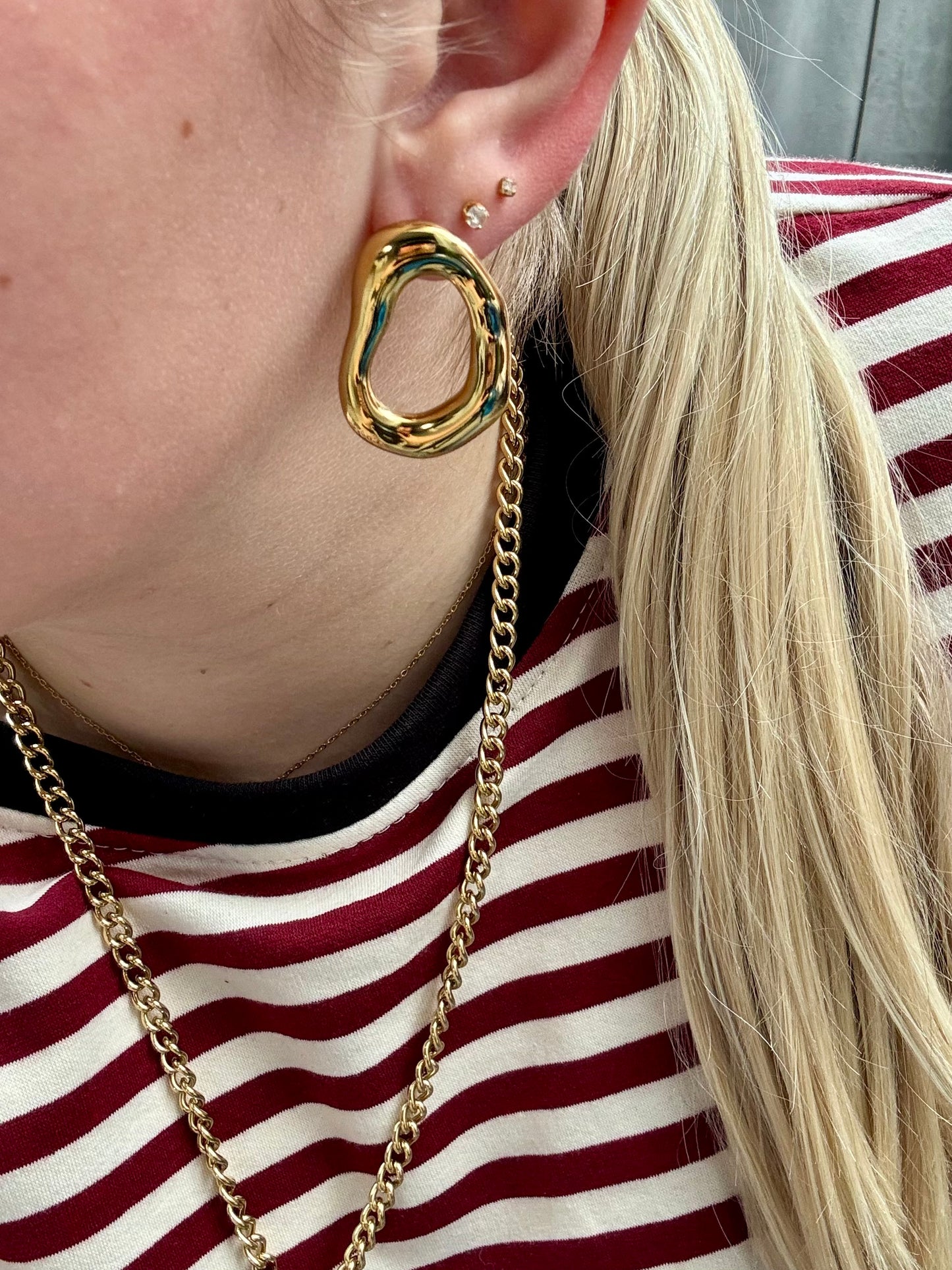 Oval Oorbellen