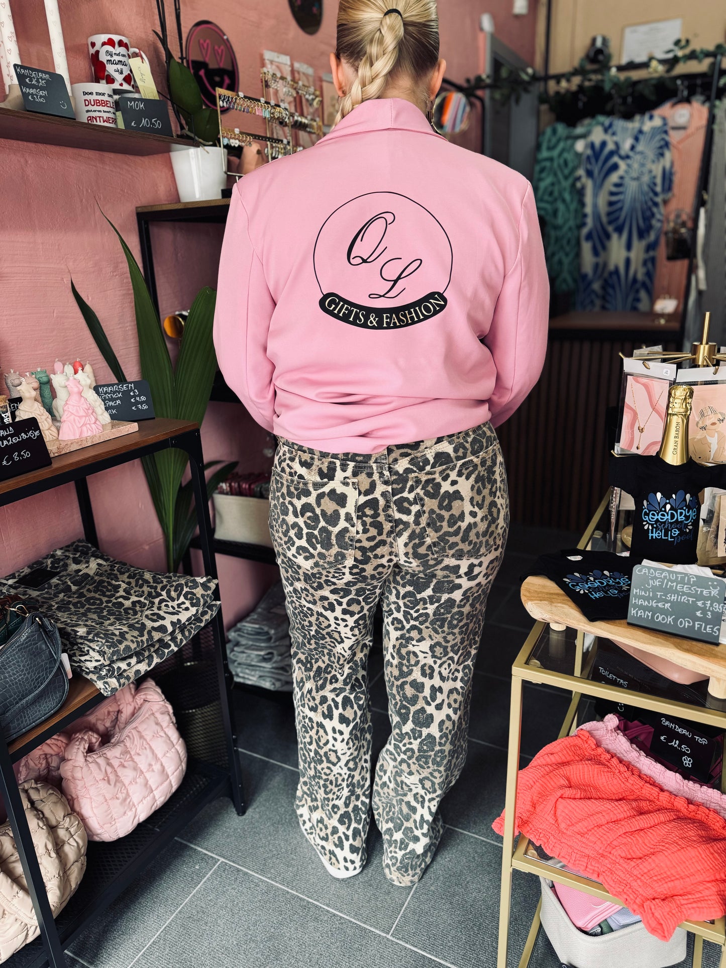 Wild Chic Leopard Jeansbroek