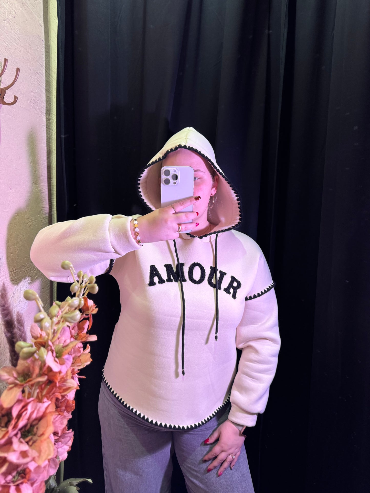 Cozy Amour hoodie