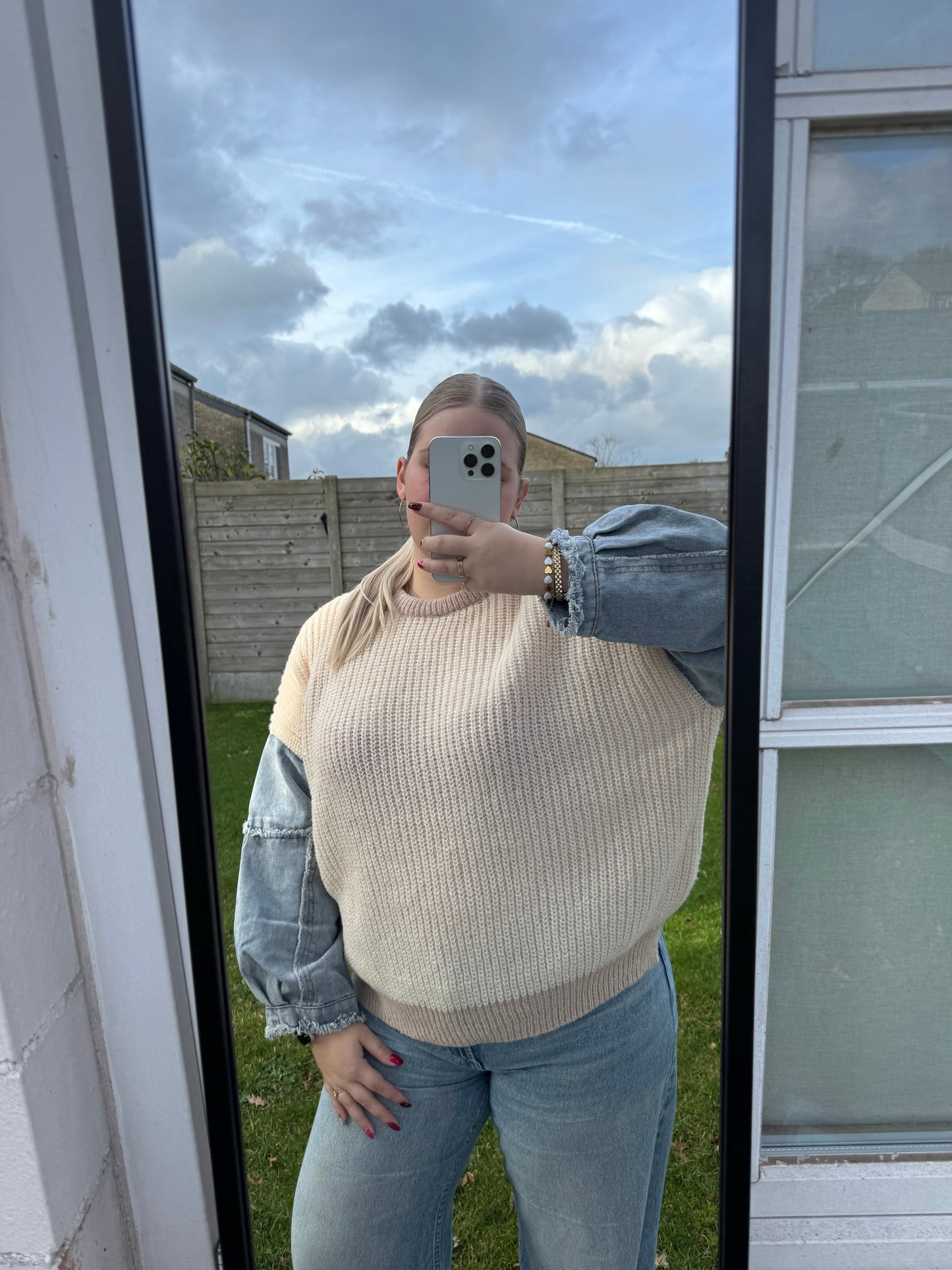 Cozy Contrast Sweater