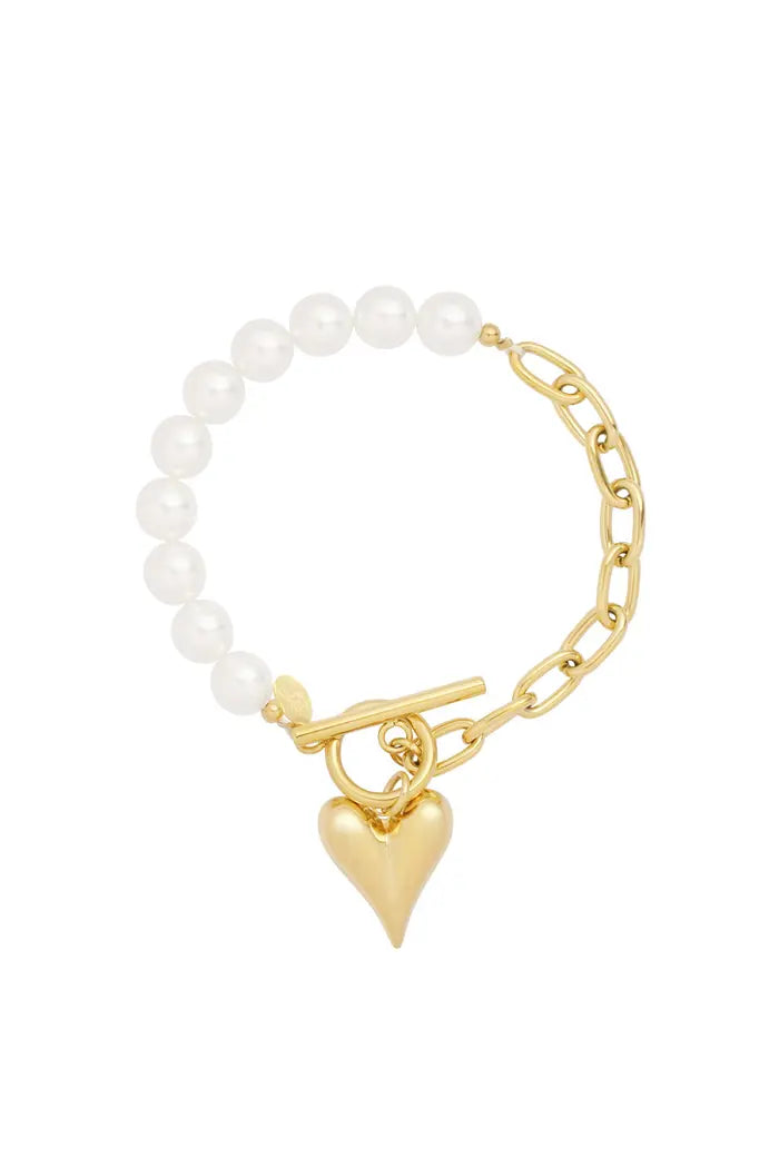 Armband Pearl Heart