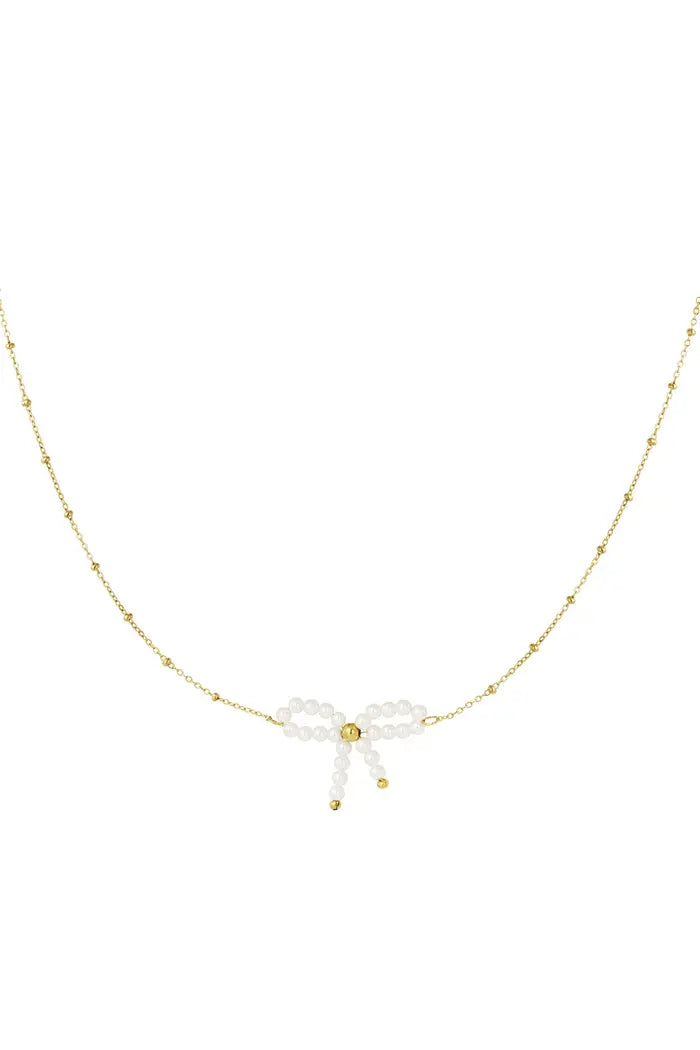 Ketting Pearl Bow