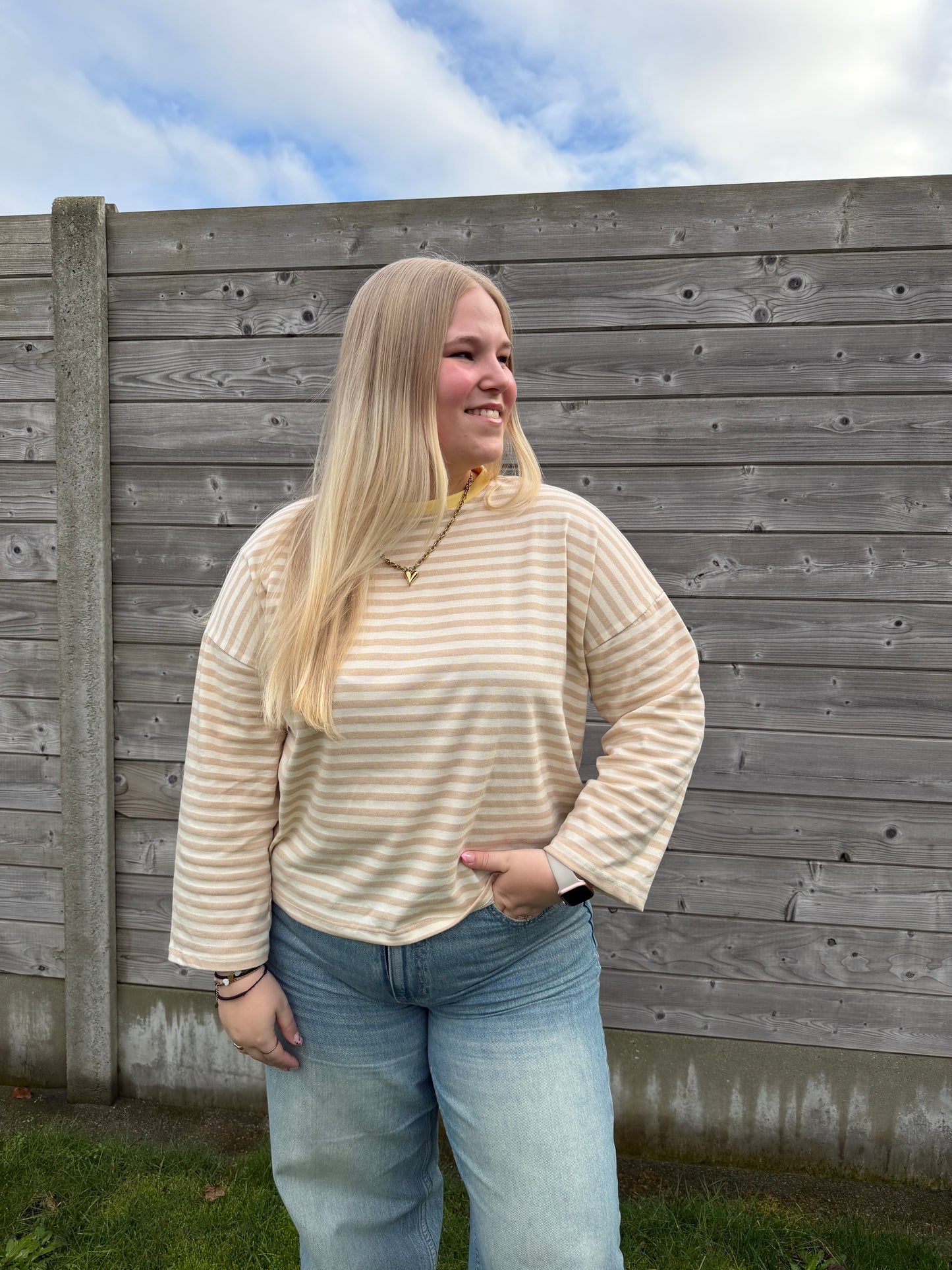 Happy Stripes Sweatshirt