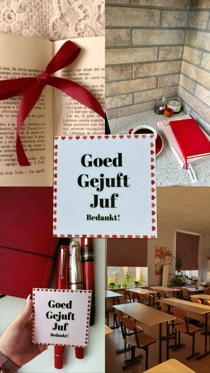 Tegeltje Juf & Meester