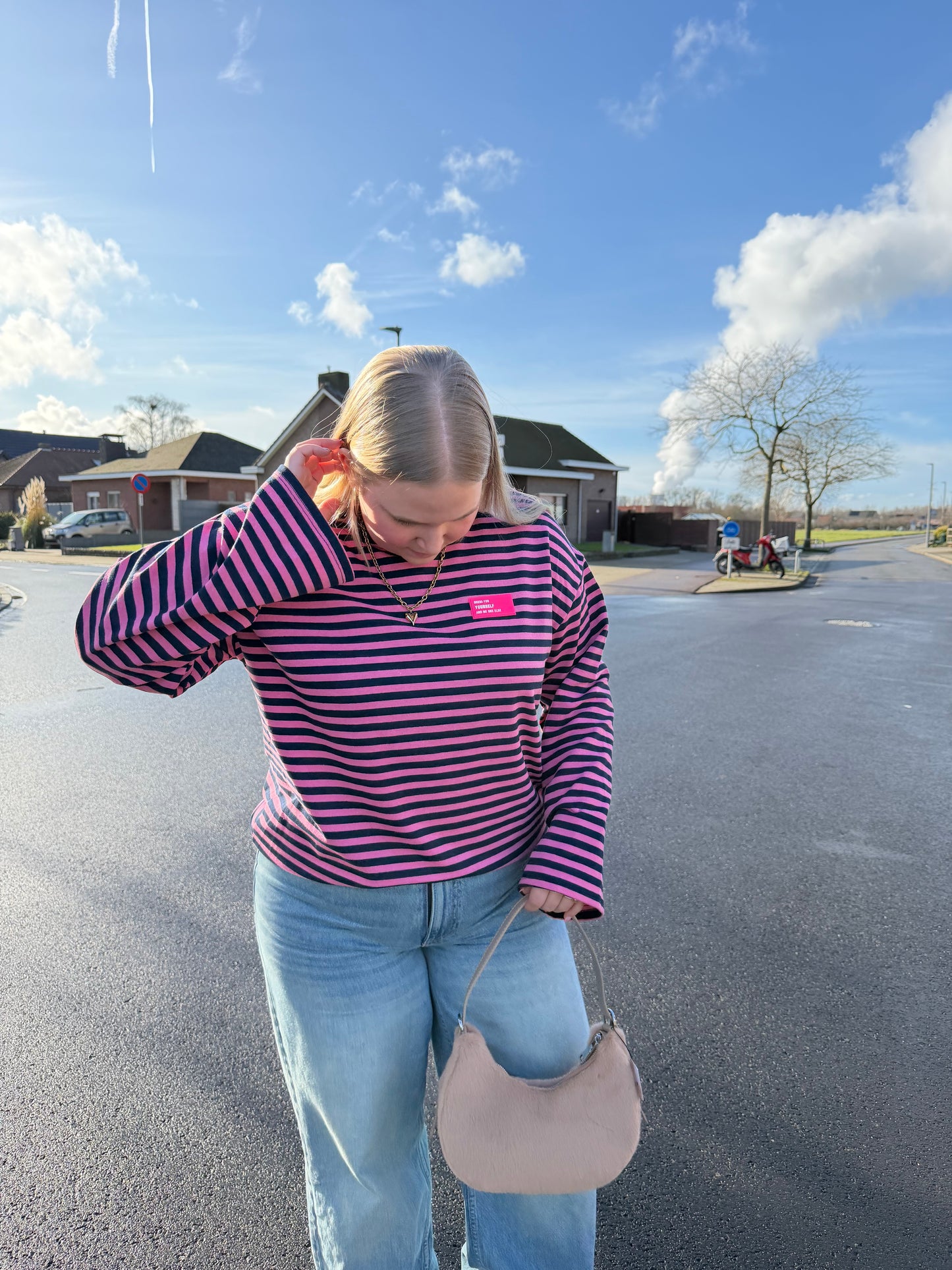 Signature Stripe Sweatshirt