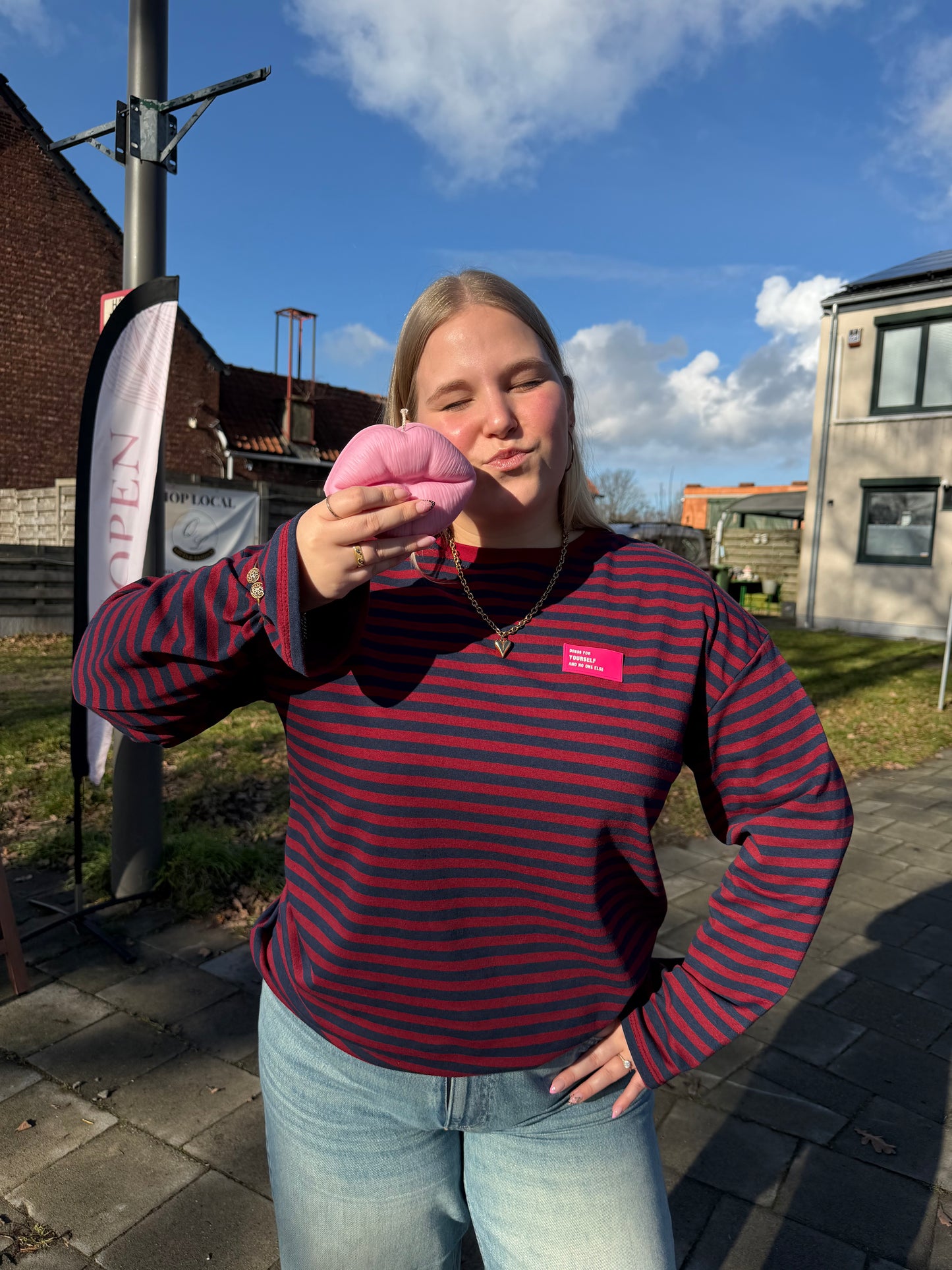 Signature Stripe Sweatshirt