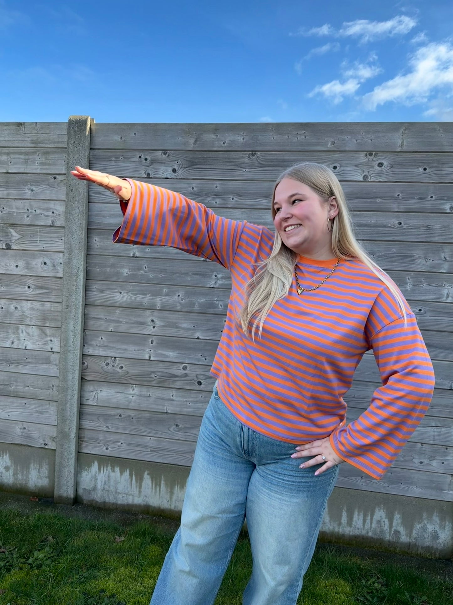 Happy Stripes Sweatshirt