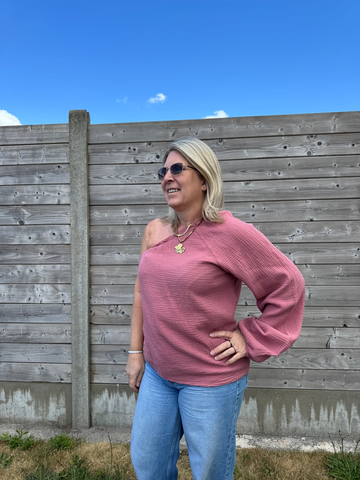 One-Shoulder Top