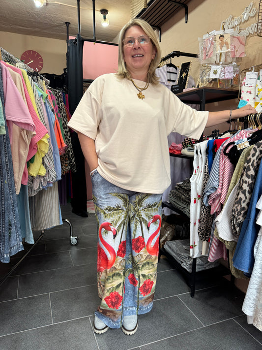 Tropical Flamingo Broek