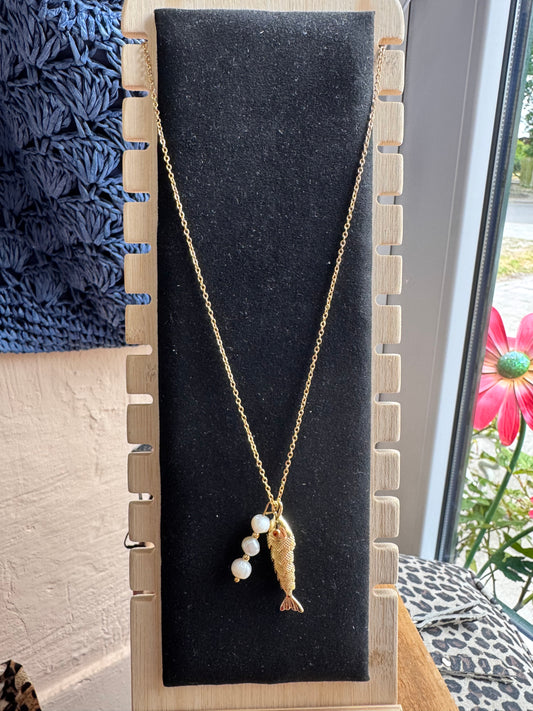 Handmade Ketting Lucky Fish