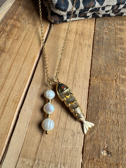 Handmade Ketting Lucky Fish