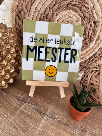 Tegeltje Juf & Meester