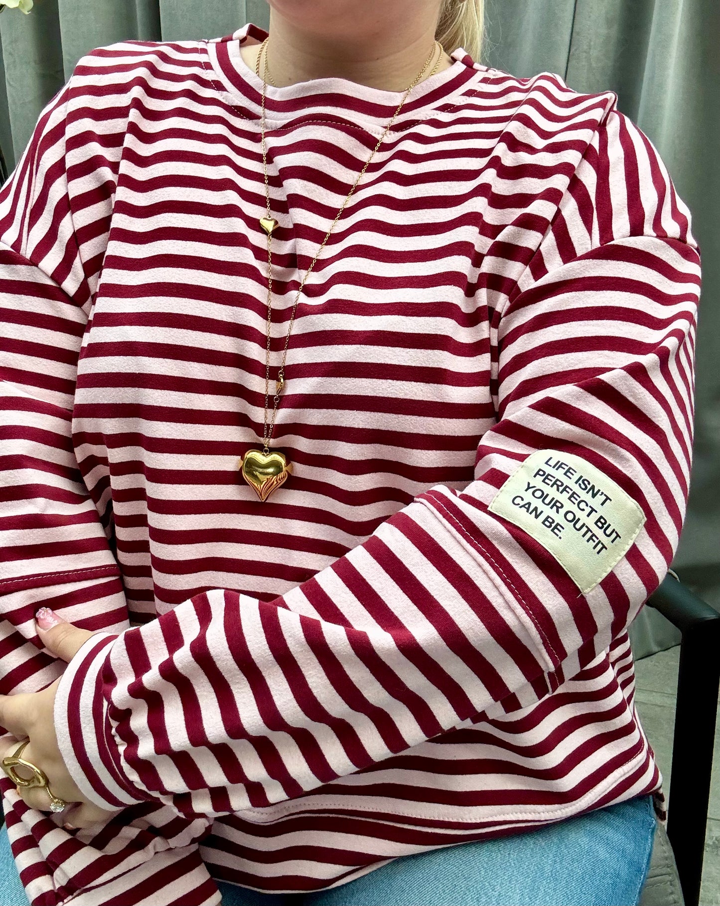 Striped Comfort Sweatshirt