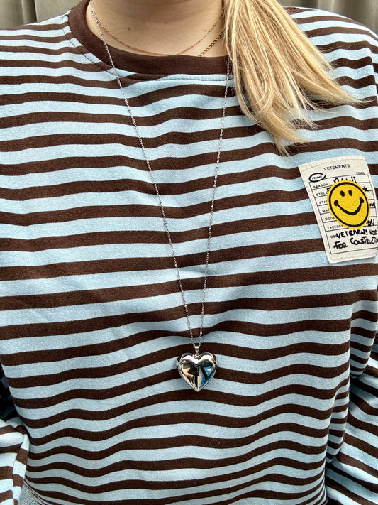 Silver Heart Ketting