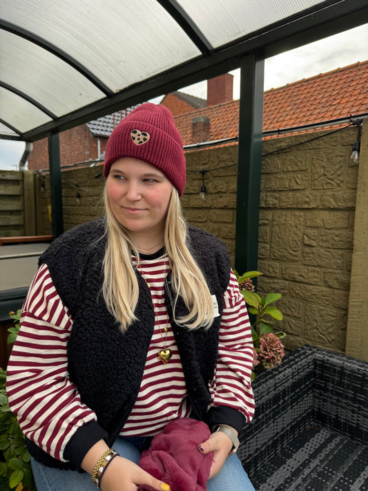 Cozy Heart Beanie