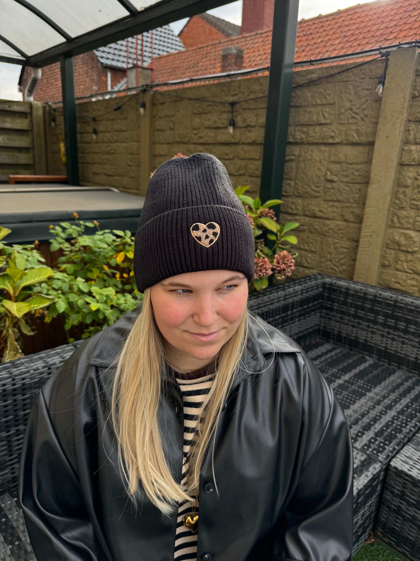 Cozy Heart Beanie