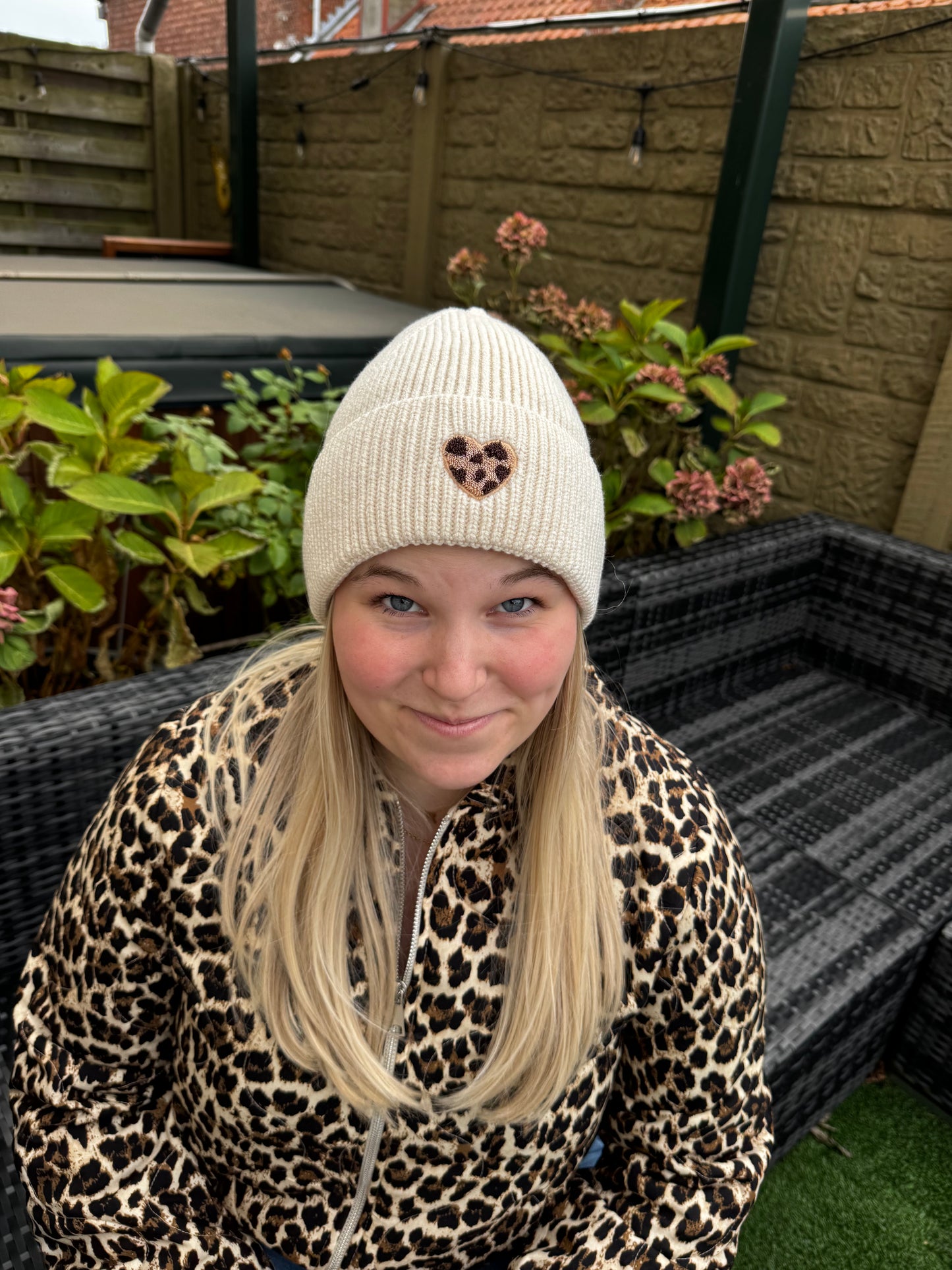 Cozy Heart Beanie