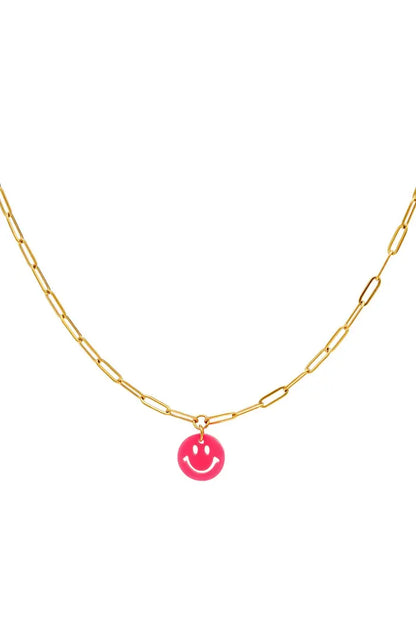 Kinderketting Smiley