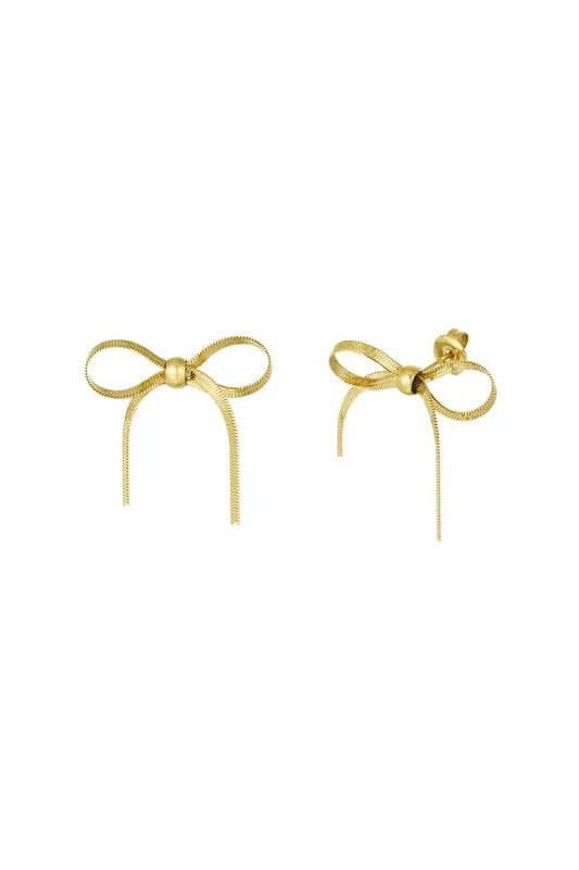 Oorbellen Flat Bow